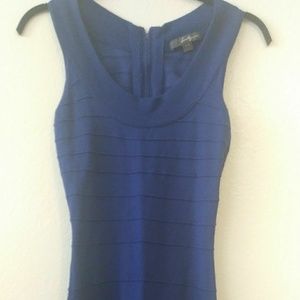Blue Sheath Dress